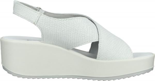 Bequeme IMAC Sandalen Sandalen f&uuml;r Damen 357570 30345-001 Wei&szlig;