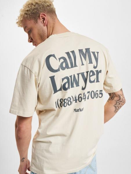 Market Rufen Sie meinen Anwalt T-Shirts ecru