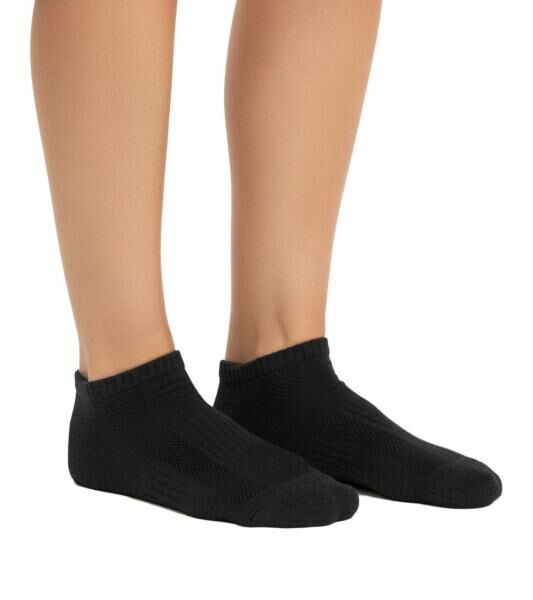 6 Paar TASTIQ Sneaker-Socken schlichte Baumwoll-Socken in Geschenkbox Sport-Socken Schwarz