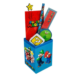 Super Mario - gefüllter Köcher, 7-teilig