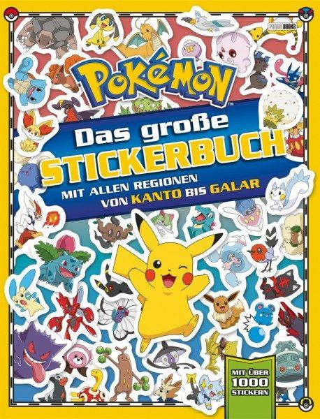 Pok&eacute;mon: Das gro&szlig;e Stickerbuch mit allen Regionen von Kanto bis Galar