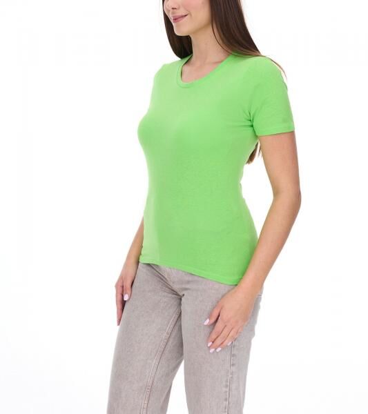 ELEVATE Heros Damen T-Shirt schlichtes Baumwoll-Shirt 150 g/m2 Basic-Shirt Unterzieh-Shirt 3802968 Apfelgr&uuml;n