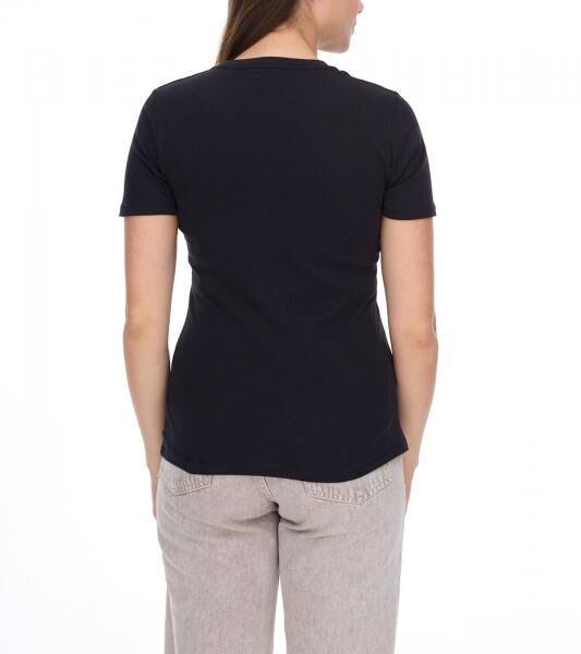 ELEVATE Heros Damen T-Shirt schlichtes Baumwoll-Shirt 150 g/m2 Basic-Shirt Unterzieh-Shirt 3802999 Schwarz