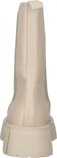 Elegante LAZAMANI Stiefelette Schlupfschuhe f&uuml;r Damen 55.084 ecru Beige