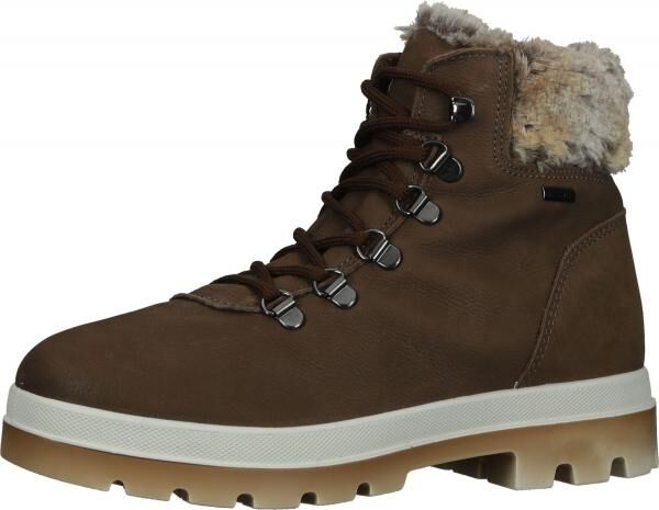 Vielseitige IMAC Stiefelette Schn&uuml;rschuhe f&uuml;r Damen 258858 30176-017 Braun