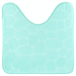 Toilettenvorleger aqua Mikrofaser 50 x 50 cm