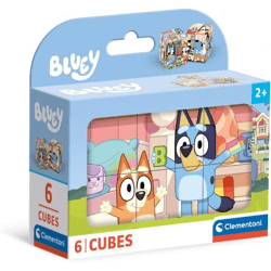 6 piece dice puzzle - Bluey