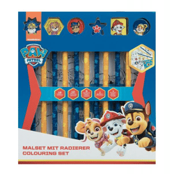Paw Patrol - Malset mit Radierer, 29-tlg.