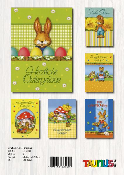 Easter cards - 100 pieces