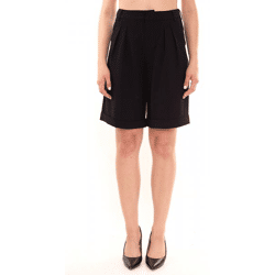 AjC Damen Anzug-Shorts elegante kurze Hose Mode-Bermuda 73405624 Schwarz