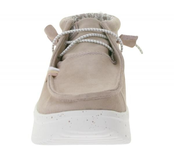 HEY DUDE Wendy Peak Damen Schlupf-Stiefelette im Mokassin-Look mit Wechselfu&szlig;bett und Echtleder 40411-684 Altrosa
