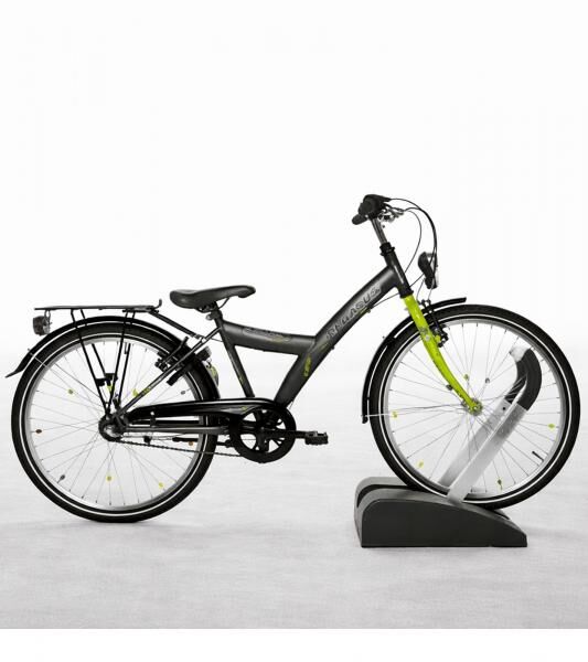 Mobiler BikeClip Essential Fahrrad-St&auml;nder Fahrradhalterung zum freistehenden Abstellen von Fahrr&auml;dern Rad-St&auml;nder 48,5x36x24cm Anthrazit