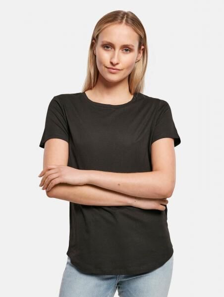 bequemes Build Your Brand Damen T-Shirt 150 g/m&sup2; Schwarz