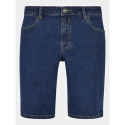 Comfortable Urban Classics Men's Stretch Jeans with Zipper Pockets, Cotton, Blue
