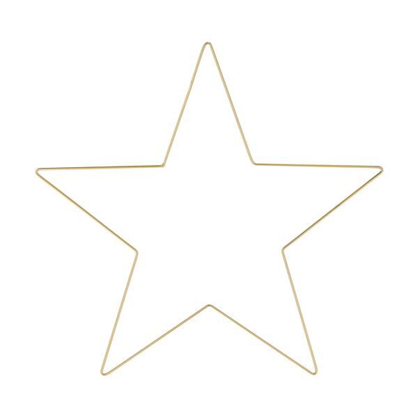 Stern zum H&auml;ngen DIY, gold, L, ca.57cmD