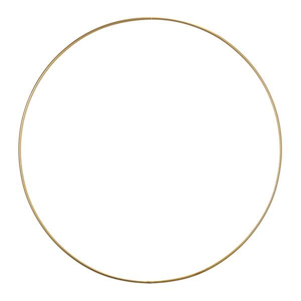 Hanging ring DIY, gold, large, approx. 50cmD