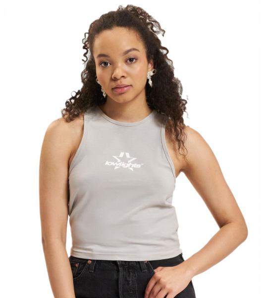 Low Lights Studios Superstar Crop Top hellgrau hellgrau