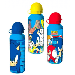 Sonic The Hedgehog - Aluminum drinking bottle in display - 500 ml