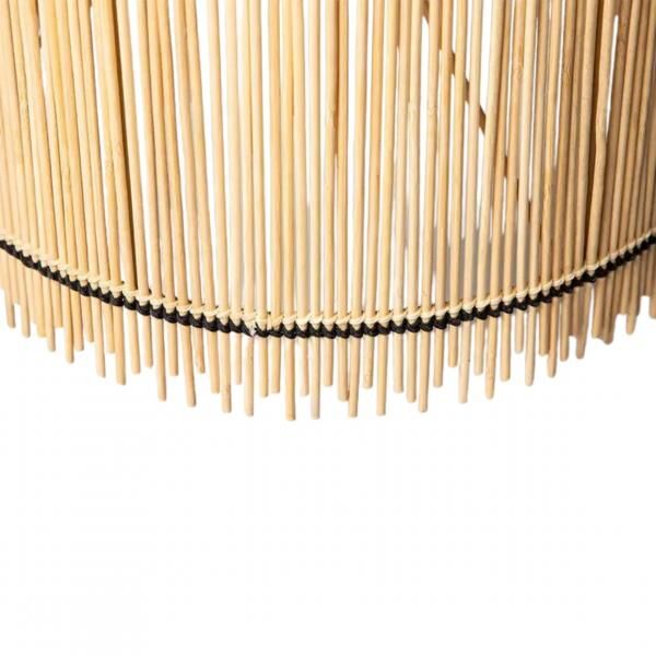 HKliving Lampenschirm „Cone“ aus Bambus, 45 cm