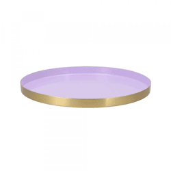 Tray Marrakech lilac gold 33 cm