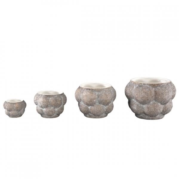 PTMD Blumentopf Fareeda S grau 14 cm