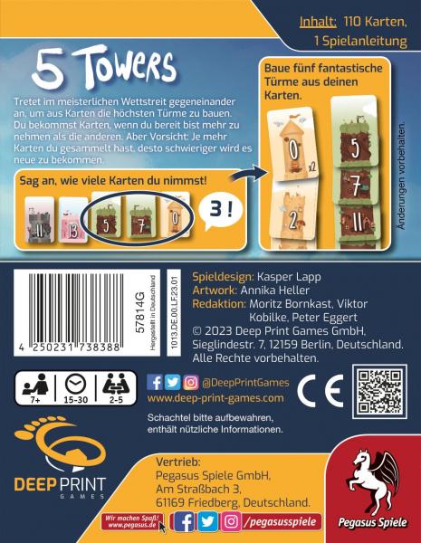 5 Towers - Kartenspiel