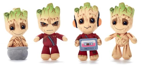 Marvel Baby Groot - Pl&uuml;sch Collection - 4-fach sortiert- 28 cm