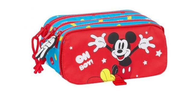 Mickey Mouse - M&auml;ppchen mit 3 F&auml;chern - 21 cm