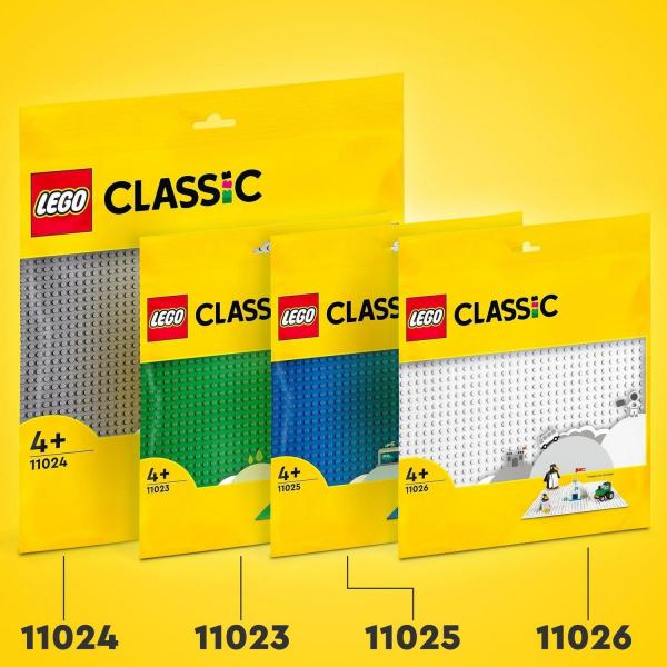 LEGO&reg; 11024 - Classic Graue Bauplatte (1 Teil)