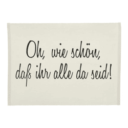 Tischset oh, wie schön, schwarz, ca.48x33cm