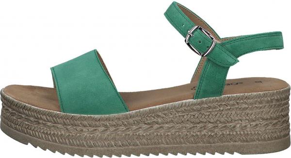 Sportliche s.Oliver Sandalen Sandalen f&uuml;r Damen 5-5-28216-20 712 Gr&uuml;n