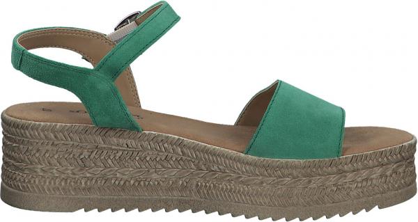 Sportliche s.Oliver Sandalen Sandalen f&uuml;r Damen 5-5-28216-20 712 Gr&uuml;n