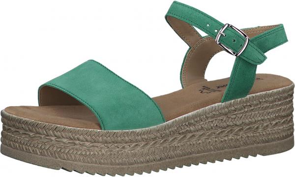 Sportliche s.Oliver Sandalen Sandalen f&uuml;r Damen 5-5-28216-20 712 Gr&uuml;n