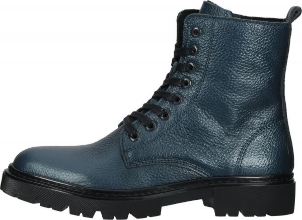 Elegante BULLBOXER Stiefelette Schn&uuml;rschuhe f&uuml;r M&auml;dchen AJS500E6L PETRK Blau