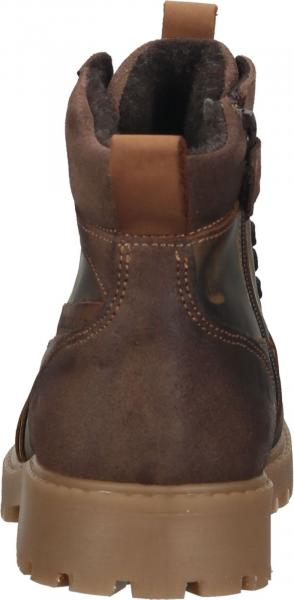 Trendige BULLBOXER Stiefelette Schn&uuml;rschuhe f&uuml;r Jungen ALL527E6L COGNK Braun