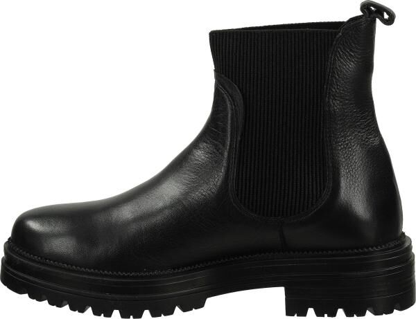 Hochwertige LAZAMANI Stiefelette Schlupfschuhe f&uuml;r Damen 85611 black Schwarz