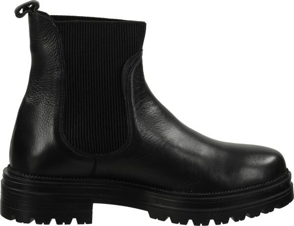 Hochwertige LAZAMANI Stiefelette Schlupfschuhe f&uuml;r Damen 85611 black Schwarz
