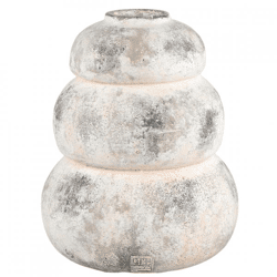 PTMD pot Bulby beige/roze L 36 cm