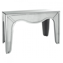 Len-Fra Beistelltisch James Spiegelglas silber 110,5 cm