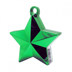 Balloon weight Star green 10 cm