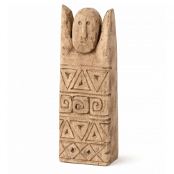 J-Line Statue Primitive Happy Holz 46 cm