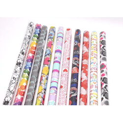 Geschenkpapier neutral 2 m x 70 cm a. Rolle, 10 fach sort
