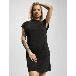 stilvolles Urban Classics Damen Kleid 200 g/m² Schwarz