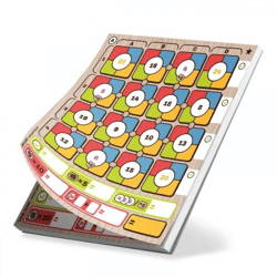 Color Square replacement block, foiled - board game