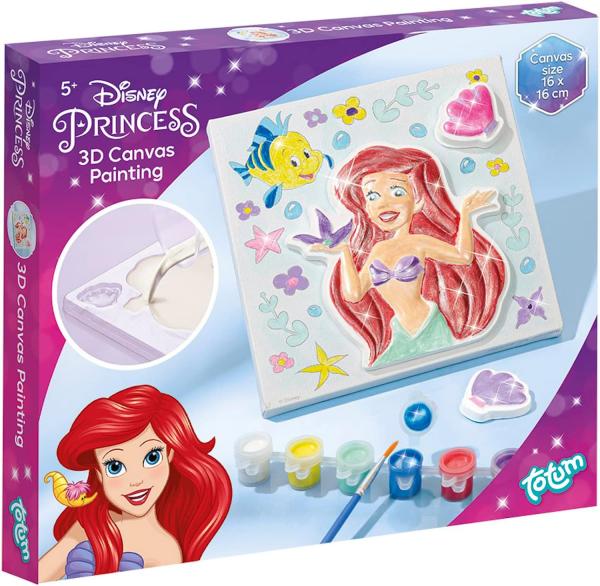Totum - Disney Princess 3D-Leinwand-Gipsguss-Malset