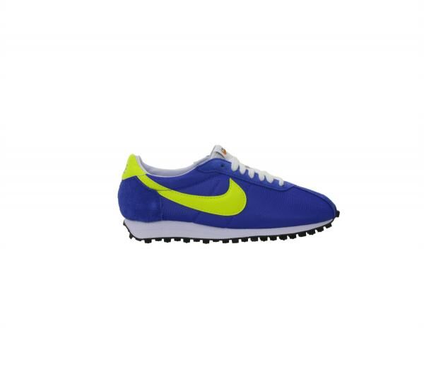 NIKE LD-1000 Damen Low-Top-Sneaker Retro Turnschuhe mit Echtleder Lauf-Schuhe FQ9079 400 Blau/Gelb