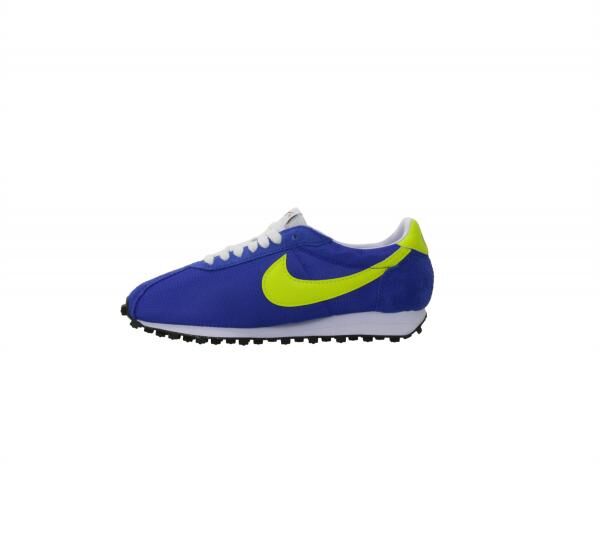 NIKE LD-1000 Damen Low-Top-Sneaker Retro Turnschuhe mit Echtleder Lauf-Schuhe FQ9079 400 Blau/Gelb