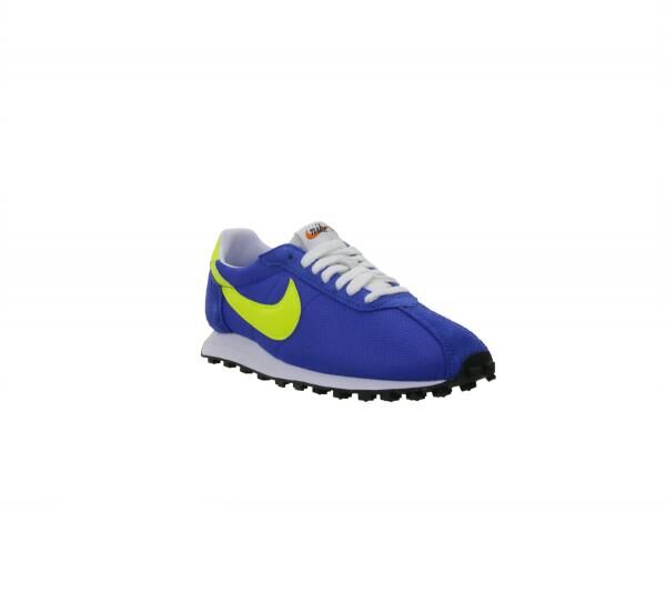NIKE LD-1000 Damen Low-Top-Sneaker Retro Turnschuhe mit Echtleder Lauf-Schuhe FQ9079 400 Blau/Gelb
