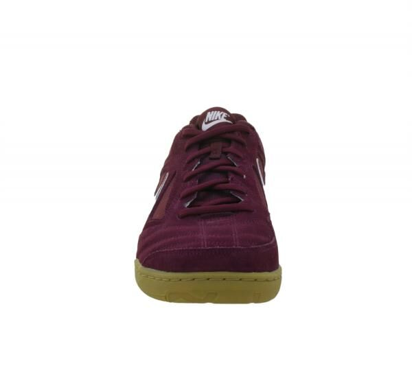 NIKE Gato Herren Low-Top-Sneaker Damen Retro Turnschuhe mit Echtleder Hallen-Schuhe HQ6020 600 Bordeaux-Rot