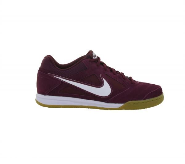 NIKE Gato Herren Low-Top-Sneaker Damen Retro Turnschuhe mit Echtleder Hallen-Schuhe HQ6020 600 Bordeaux-Rot